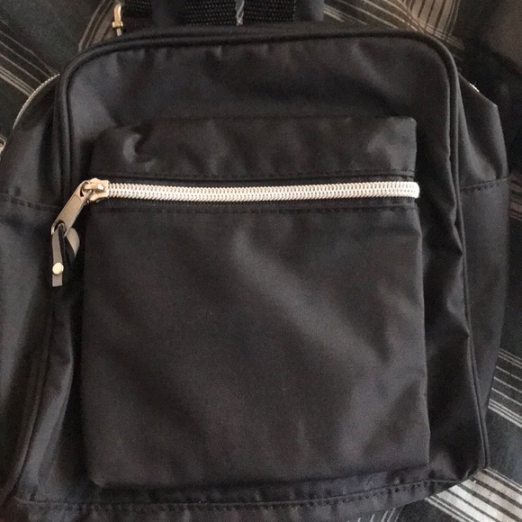 mini black bookbag
